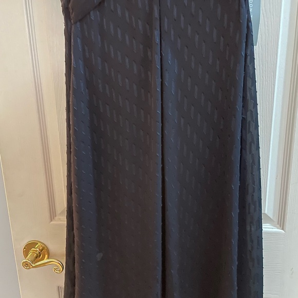 London Times Navy Maxi Dress with Flutter Sleeve - Picture 3 of 9